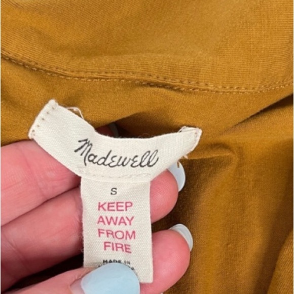 MADEWELL Contrast Trim Pajama Top - Picture 8 of 12